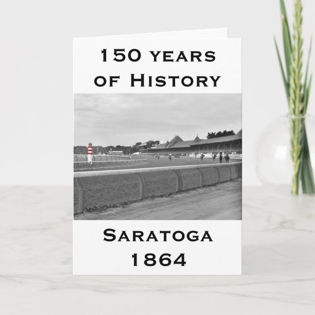 Tarjeta El club de Saratoga (Anverso)
