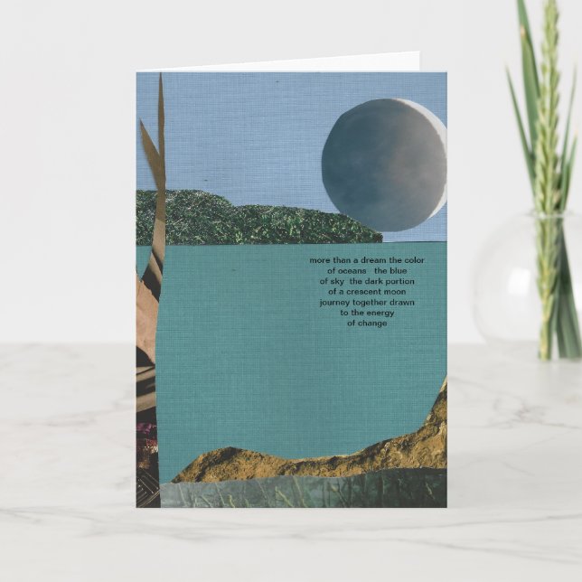 Tarjeta El color de los océanos (Anverso)