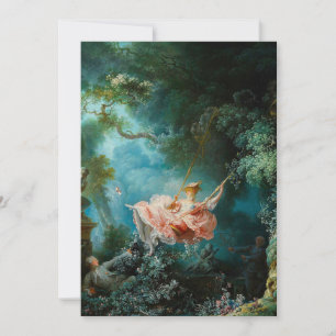 Tarjeta El Columpio Fragonard