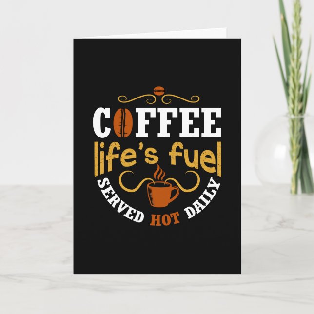 Tarjeta El combustible de Coffee Life (Anverso)