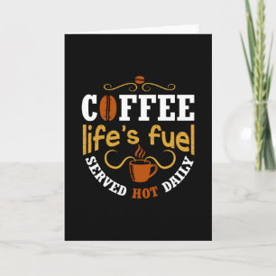 Tarjeta El combustible de Coffee Life