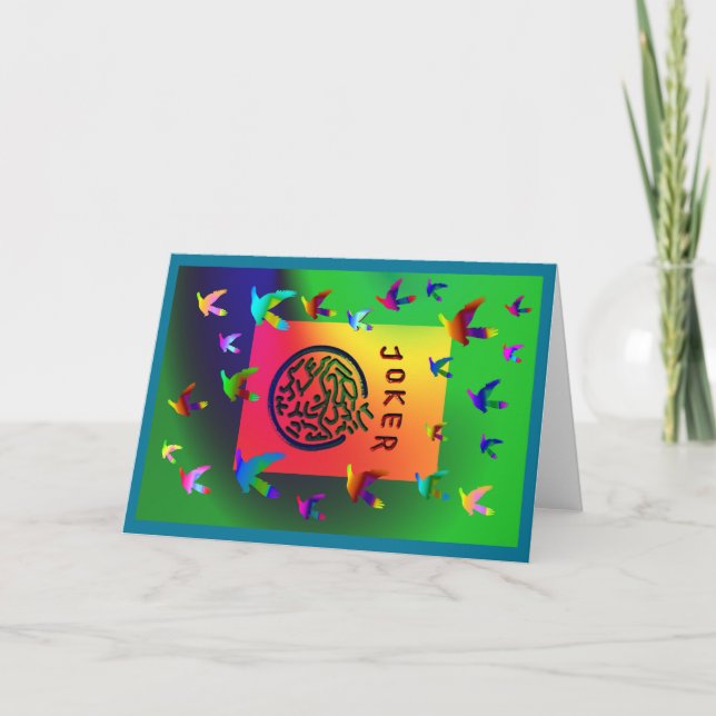 Tarjeta El comodín soña Notecards (Anverso)