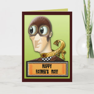 Tarjeta El conductor de la carrera (tarjeta del Día del Pa
