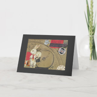 Tarjeta El conejo blanco