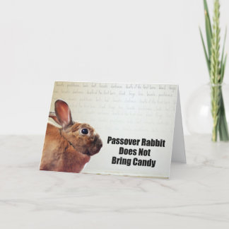 Tarjeta El Conejo de Pascua No Trae Candy