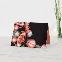 Tarjeta "El corazón blanco negro por el sol" y el viaje