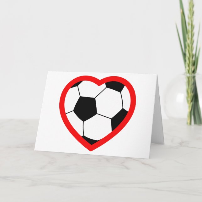 Tarjeta El corazón del fútbol (Anverso)