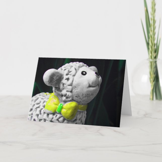 Tarjeta El cordero de María (Anverso)