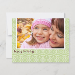 Tarjeta El cordón moderno inspiró Photocard