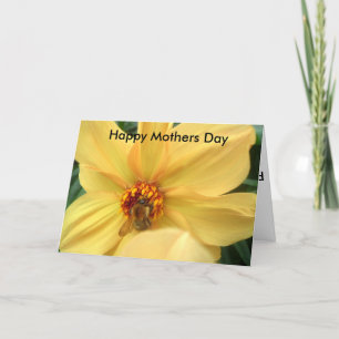 Tarjeta el cosechador, feliz día de la madre