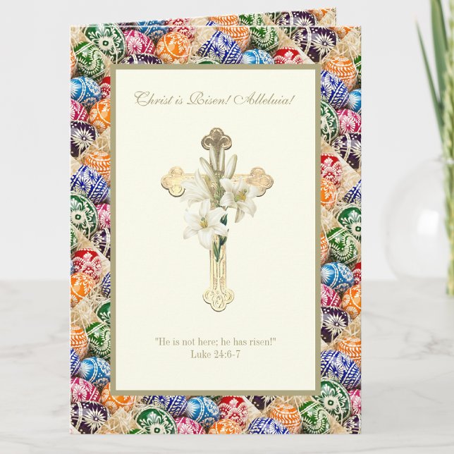 Tarjeta El Cristo de los huevos de Pascua de Ucrania es Al (Subido por el creador)