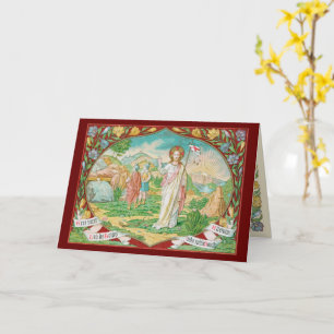 Tarjeta El Cristo Resucitado, León de Judá (VVP 08) Pascua