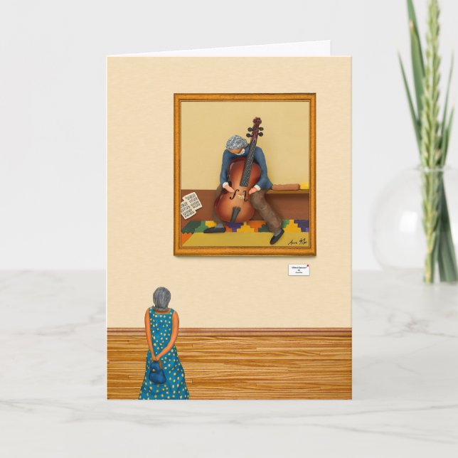 Tarjeta El crítico #2 del arte (Anverso)