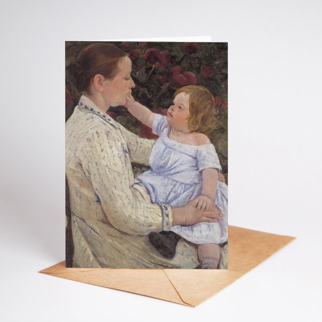 Tarjeta El cuidado del niño | Mary Cassatt (Subido por el creador)