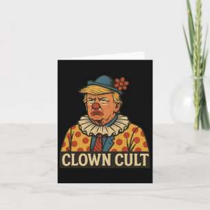 Tarjeta El Culto De Payaso De Donald Trump Hace De Estados