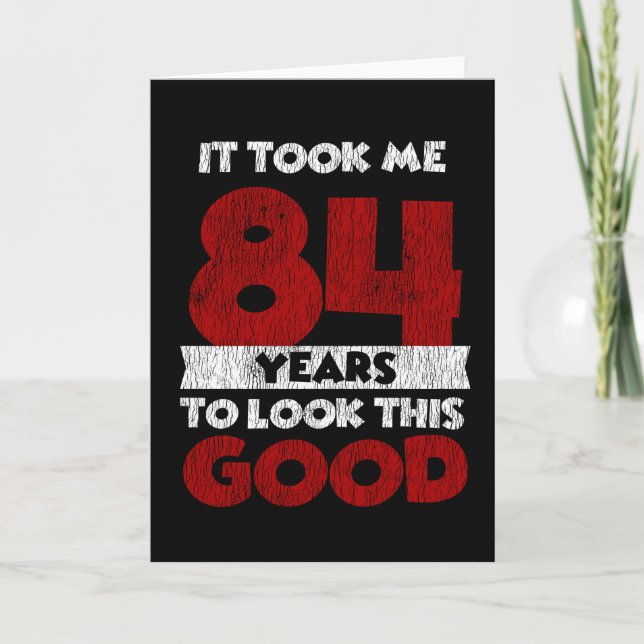 Tarjeta El Cumpleaños De 84 Años Me Llevó A Ver Bien El Cu (Anverso)