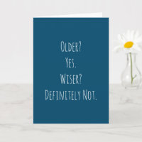 El cumpleaños de Funny Older Wiser