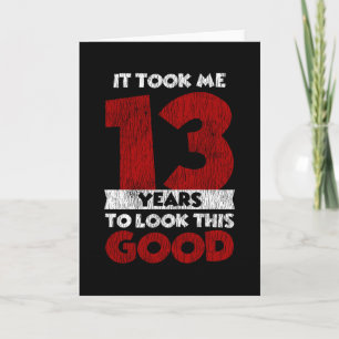 Tarjeta El Cumpleaños De Los 13 Años Me Llevó A Ver Bien.