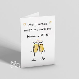 Tarjeta El cumpleaños de mamá más maravilloso de Melbourne