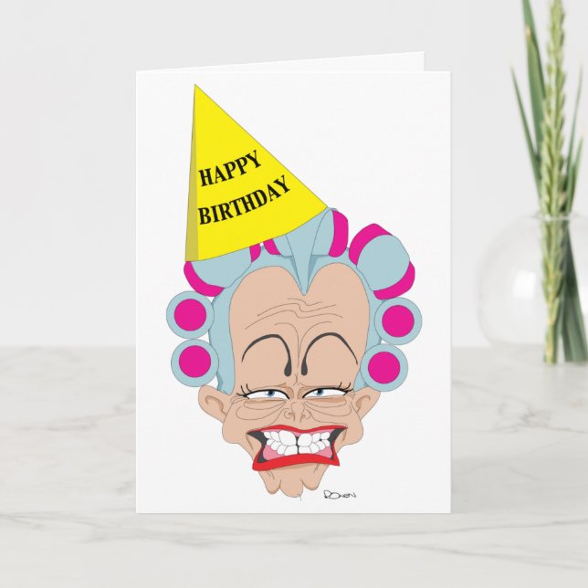 Tarjeta El cumpleaños de Nanna (Anverso)