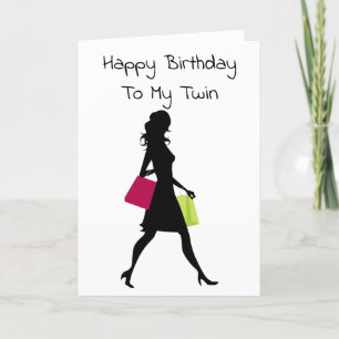 TARJETA **EL CUMPLEAÑOS DE TWIN DESEA TALENTAR COMPRADOR
