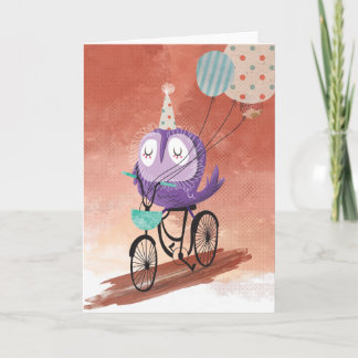 Tarjeta ¡El cumpleaños de Whooooooooo es él?!