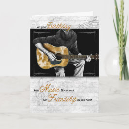 Tarjeta El cumpleaños del amante de la música -