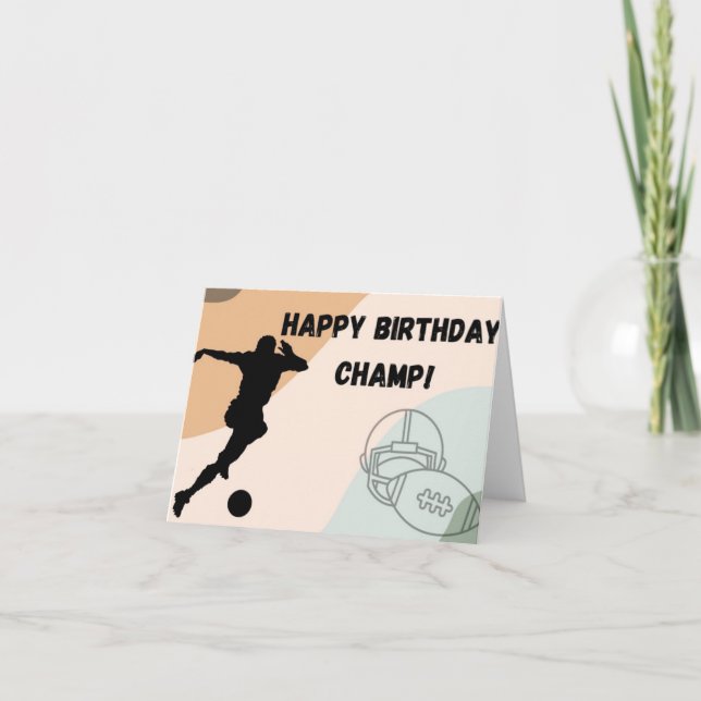 Tarjeta El cumpleaños del hijo (Anverso)
