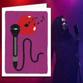 Tarjeta El cumpleaños feliz de Singing Voice