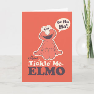 Tarjeta El Cumpleaños Original de Tickle Me Elmo