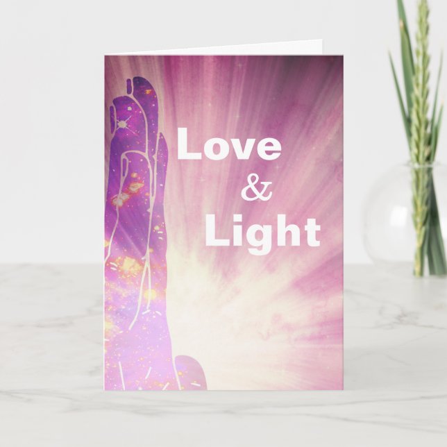 Tarjeta El curador del amor del *~* irradia la mano (Anverso)