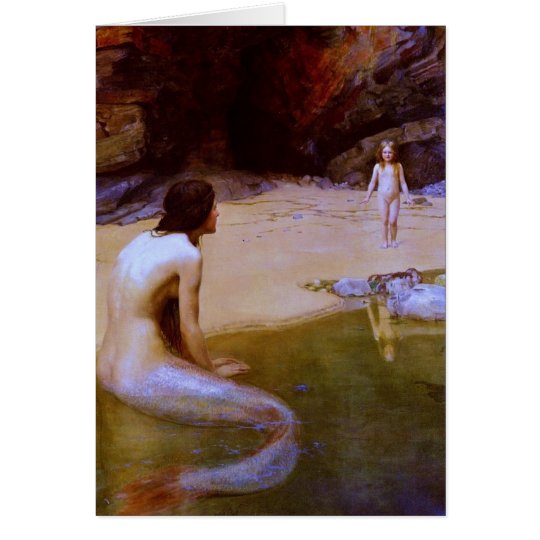 Tarjeta El ~ del BEBÉ de la TIERRA (sirena)