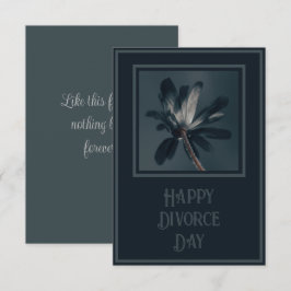 Tarjeta El deliciosamente oscuro divorcio de las flores