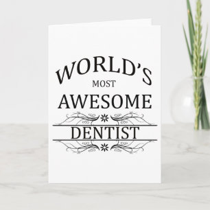 Tarjeta El dentista más asombroso del mundo