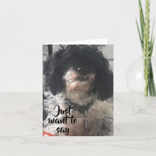 TARJETA EL DESEO DEL CUMPLEAÑOS ES QUE TENGAS UN HUESO/UN