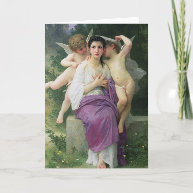 Tarjeta El despertar del corazón, 1892 (Anverso)