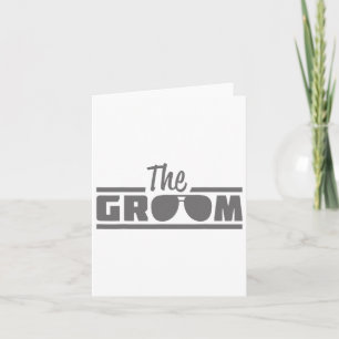 Tarjeta El Día de la Boda de los Hombres Vintage Groom