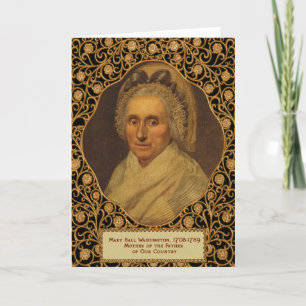 Tarjeta El día de la madre de George Washington