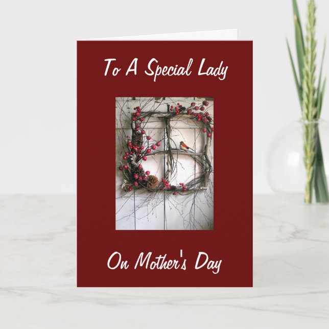 TARJETA EL DÍA DE LA MADRE DE LA MUERTE EN EL PAÍS EN PRIM (Anverso)