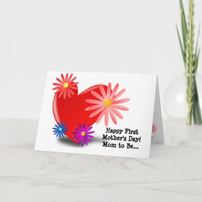 Tarjeta El día de la madre, la carta (Anverso)