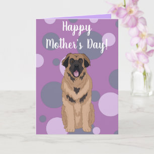 Tarjeta El Día de la Madre Leonberger