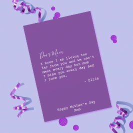 Tarjeta El Día de la Madre se la está perdiendo