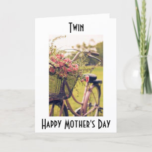 TARJETA EL DÍA DE LA MADRE "TWIN" A UNA MAMÁ MUY ESPECIAL