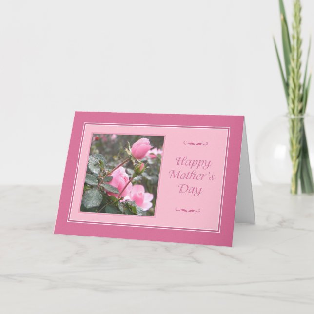 Tarjeta El día de la madre unido con amor (Anverso)