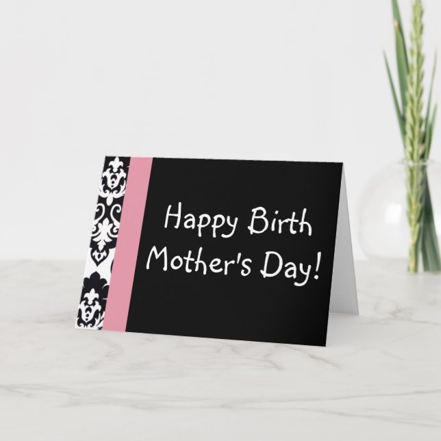 Tarjeta El día de la mamá feliz del nacimiento (Anverso)