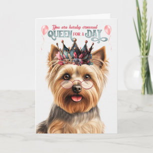 Tarjeta El Día de la Reina de la Reina de los Perros de Si