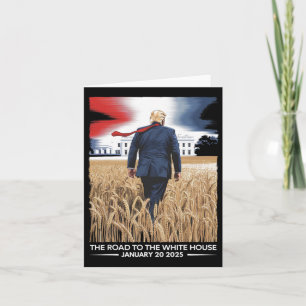 Tarjeta El día de la toma de mando del presidente Donald T