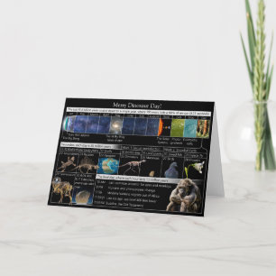 Tarjeta ¡El Día de los Dinosaurios de Feliz en el Calendar