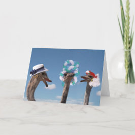 Tarjeta El día de los locos Gorras en las carreras