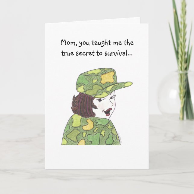 Tarjeta El día de madre (Anverso)